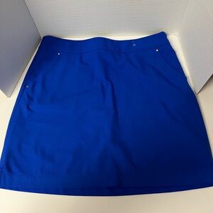 Greg Norman Collection Blue Skorts Atheleisure Golfwear Tennis Hiking Yoga SZ 8